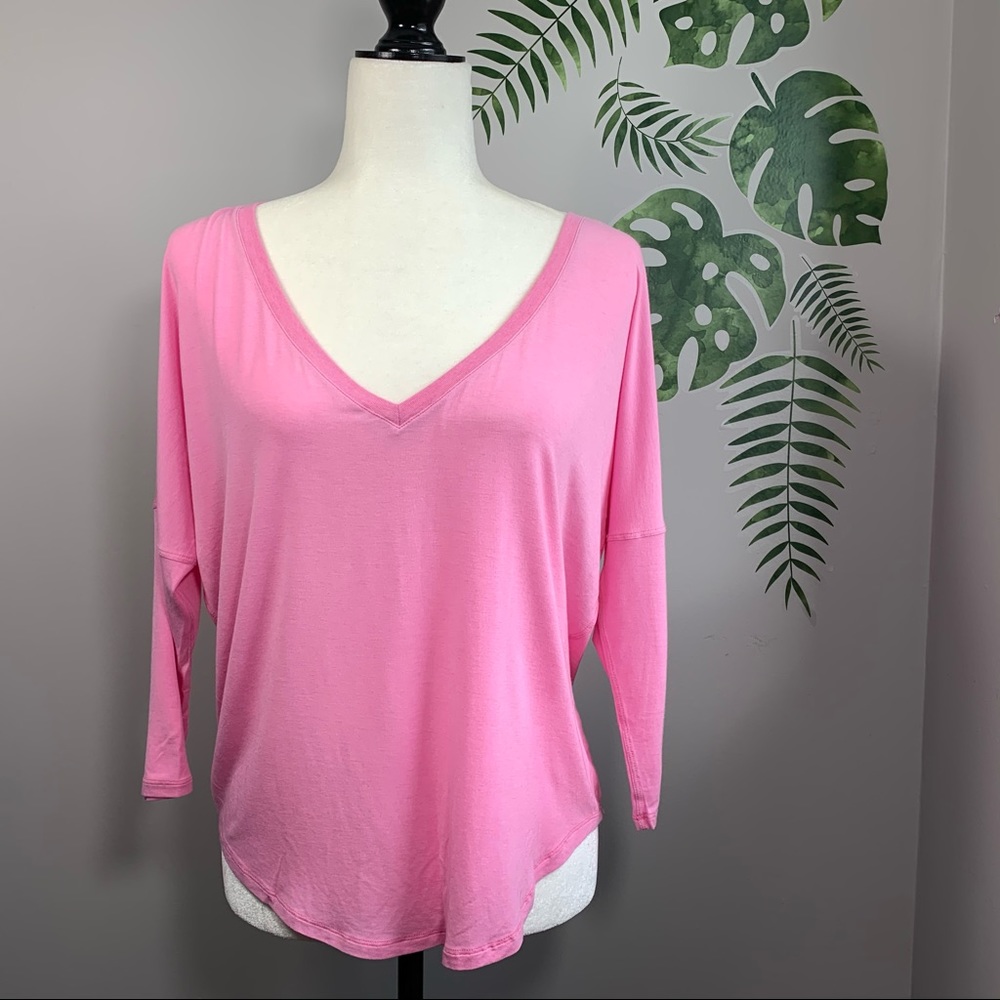 Kit and Ace Pink Top Size 6 Mid Sleeve